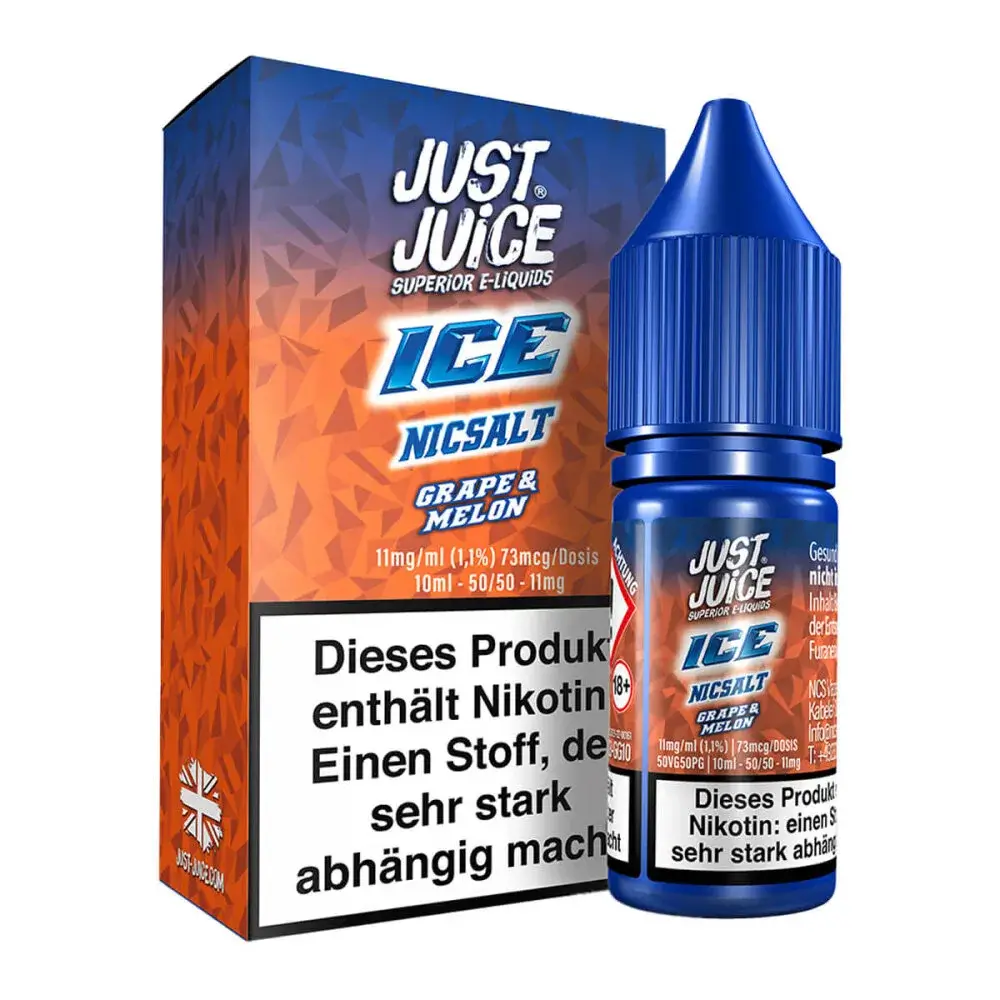 Just Juice - Grape & Melon Ice 10ml Nikotinsalz Liquid