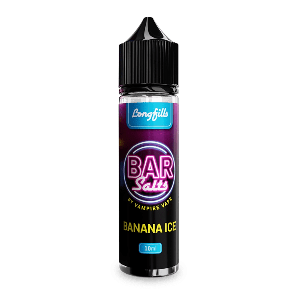 Bar Salts Aroma Longfill - Banana Ice - 10ml in 60ml Flasche 