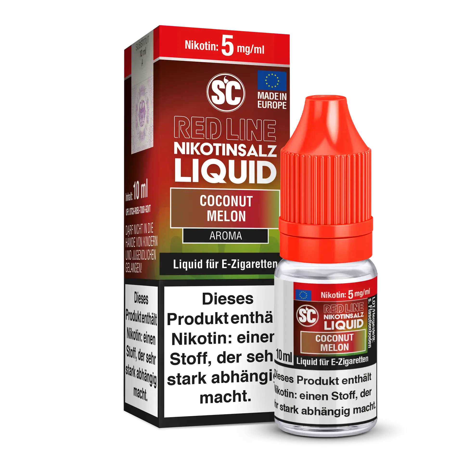 SC Red Line - Coconut Melon 10ml Nikotinsalz Liquid