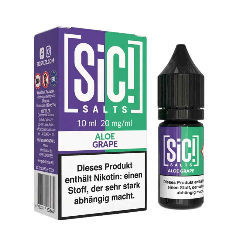 SIC - Aloe Grape 10ml Nikotinsalz Liquid