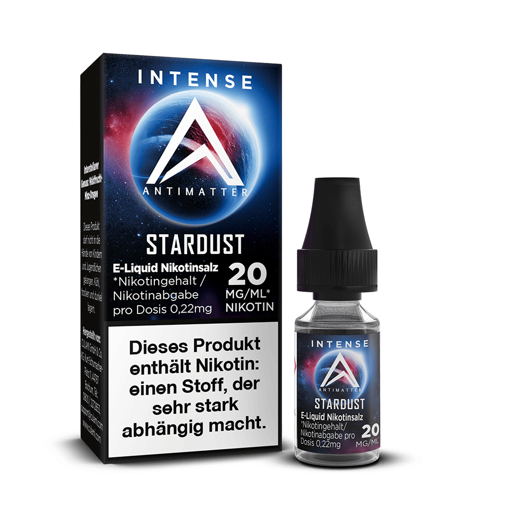 Antimatter Intense Nikotinsalz - Stardust - 20mg 10ml Liquid  Antimatter Intense Nikotinsalz - Stardust - 20mg 10ml Liquid