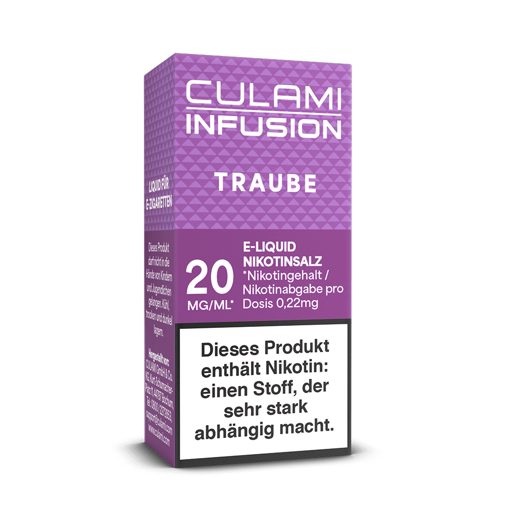 Culami Infusion Nikotinsalz - Traube - Liquid 20mg 10ml 