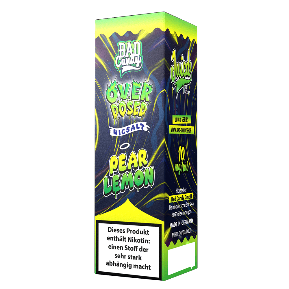 Bad Candy Nikotinsalz - Pear Lemon - Overdosed 10ml Liquid 10mg 