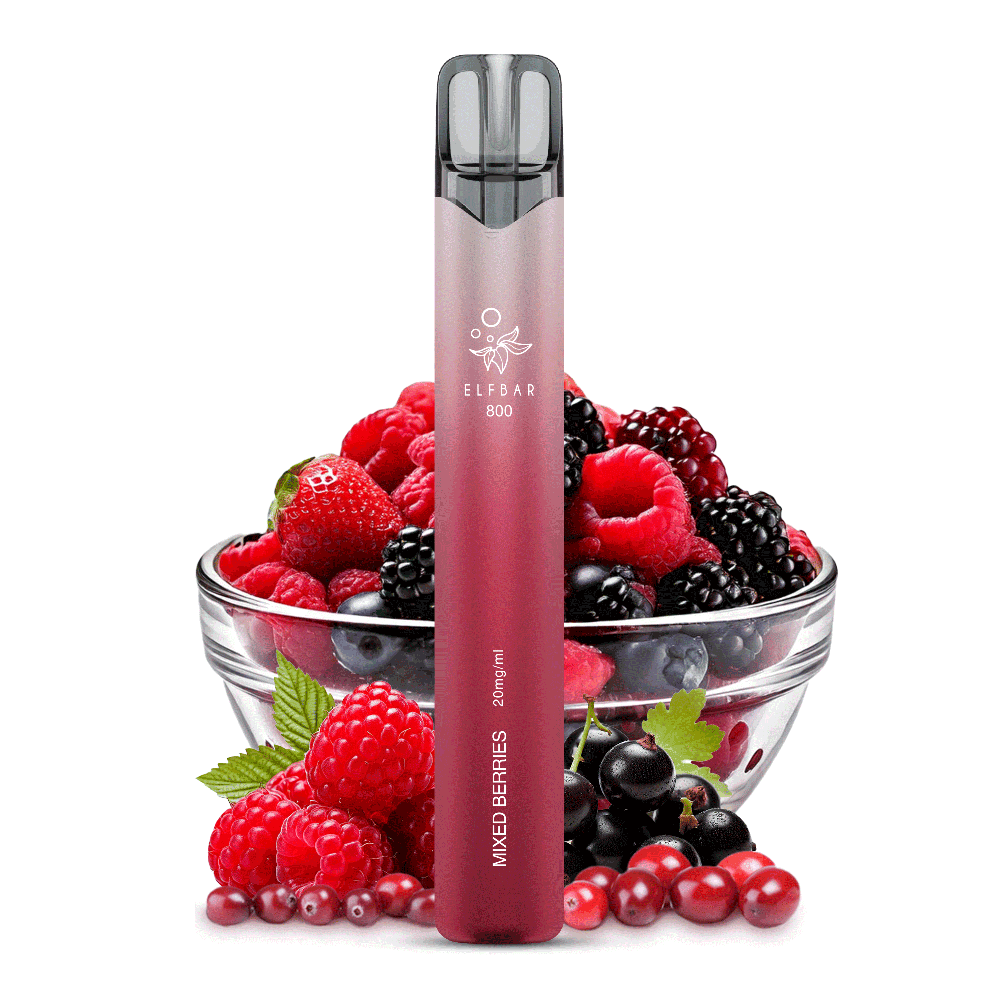 Elfbar 800 Einweg E-Zigarette - Mixed Berries - 20mg  C