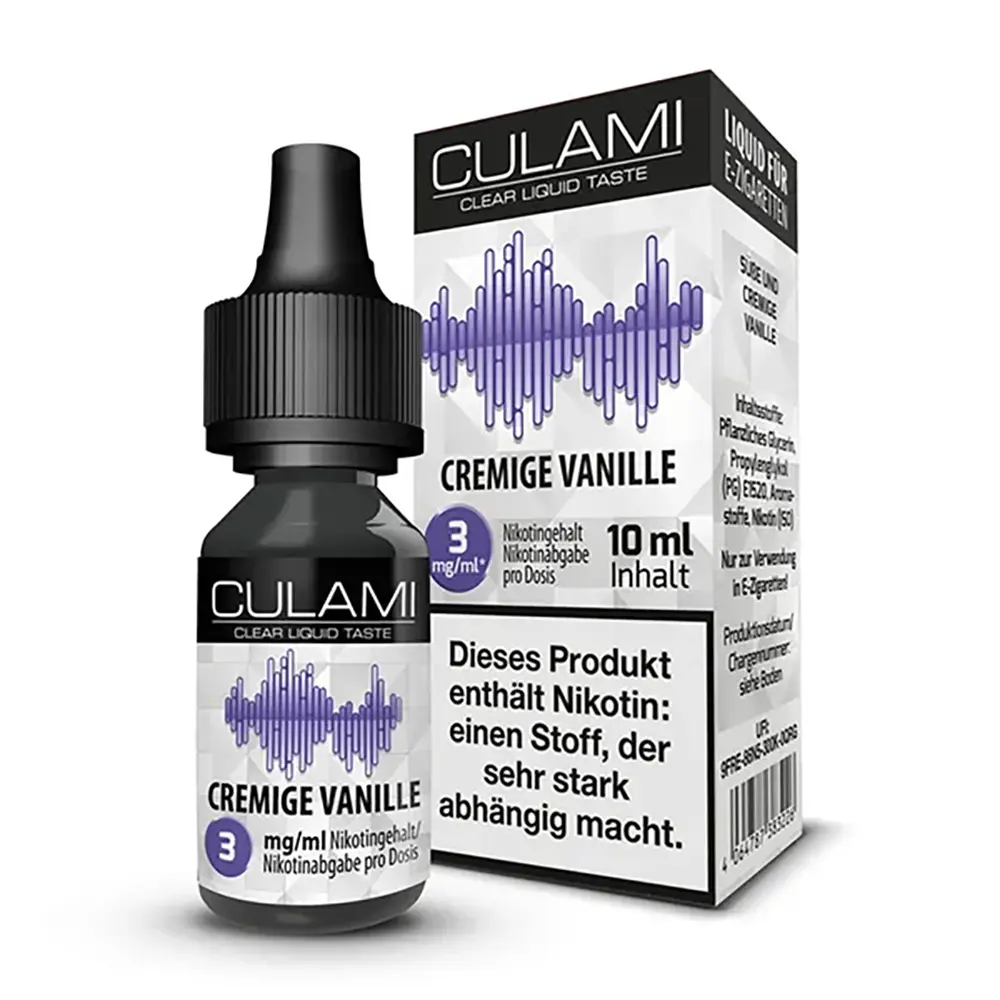 Culami Liquid - Cremige Vanille - 3mg