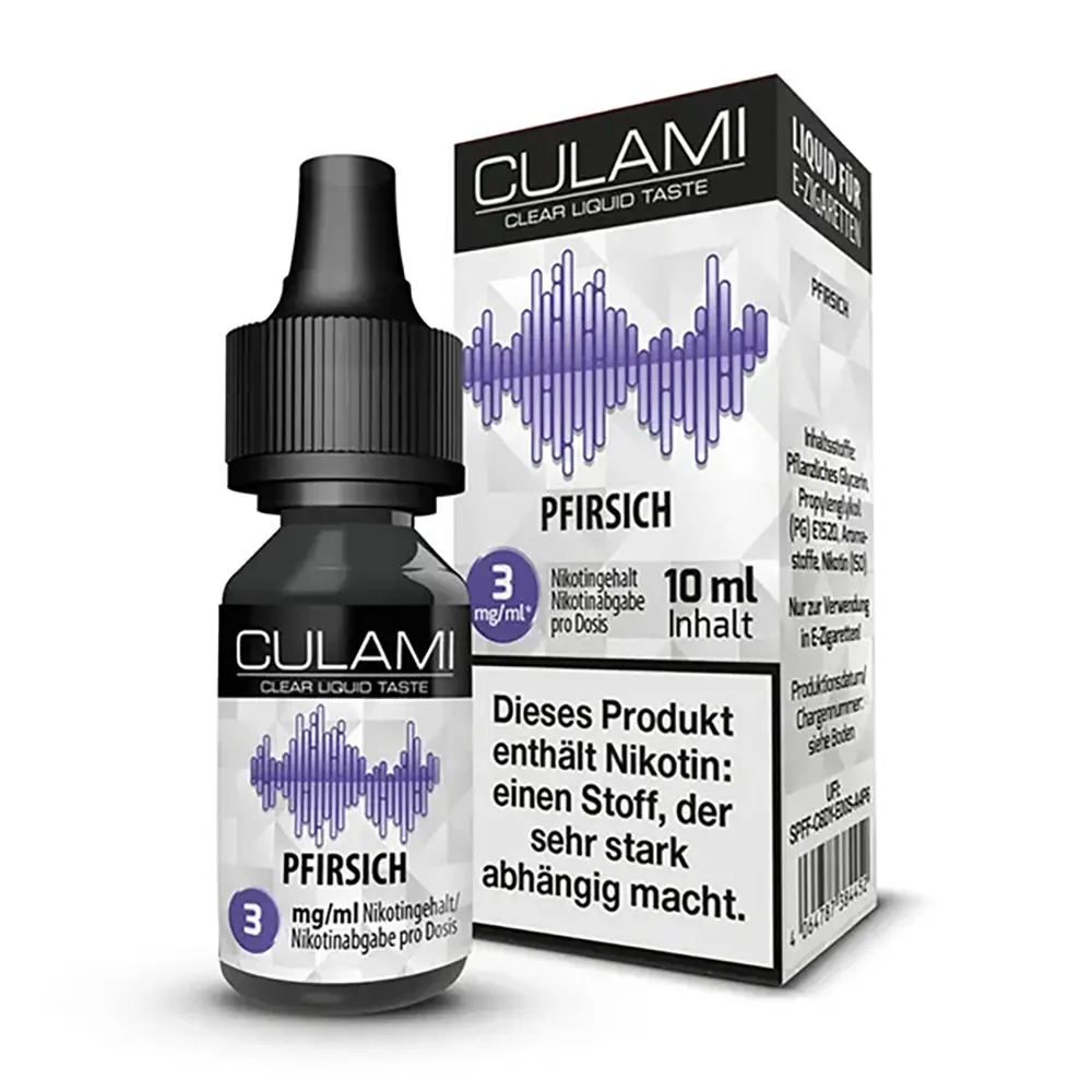 Culami Liquid - Pfirsich - 3mg Culami Liquid - Pfirsich - 3mg