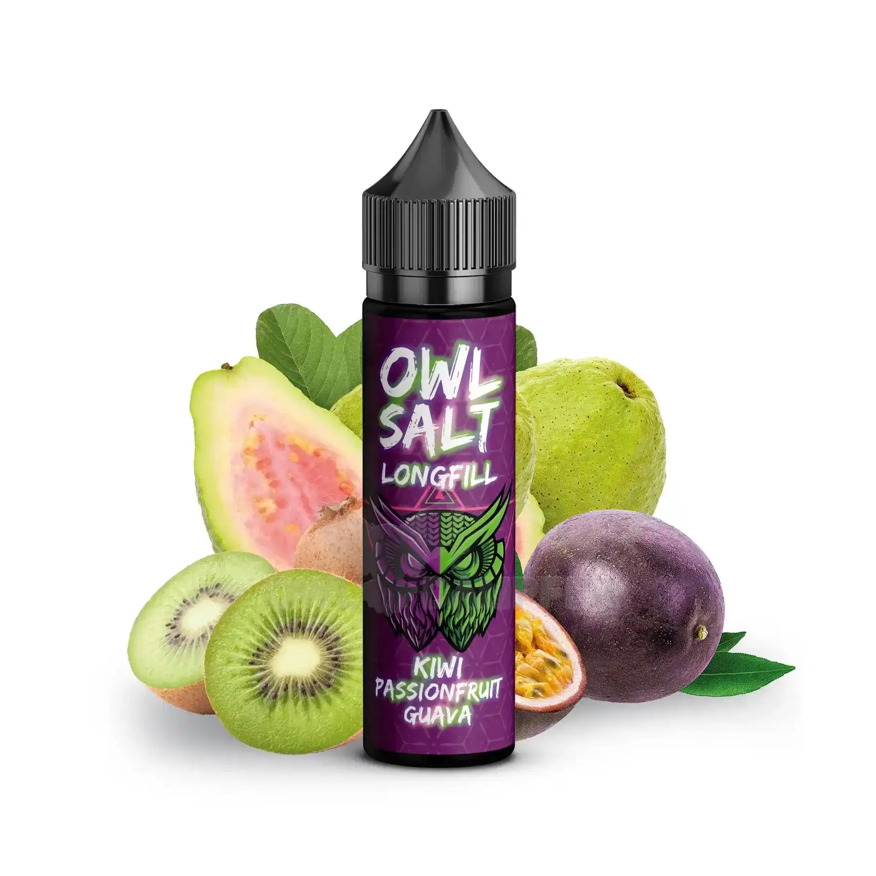 OWL Salt Aroma - Kiwi Passionsfruit Guava 10ml in 60ml Flasche