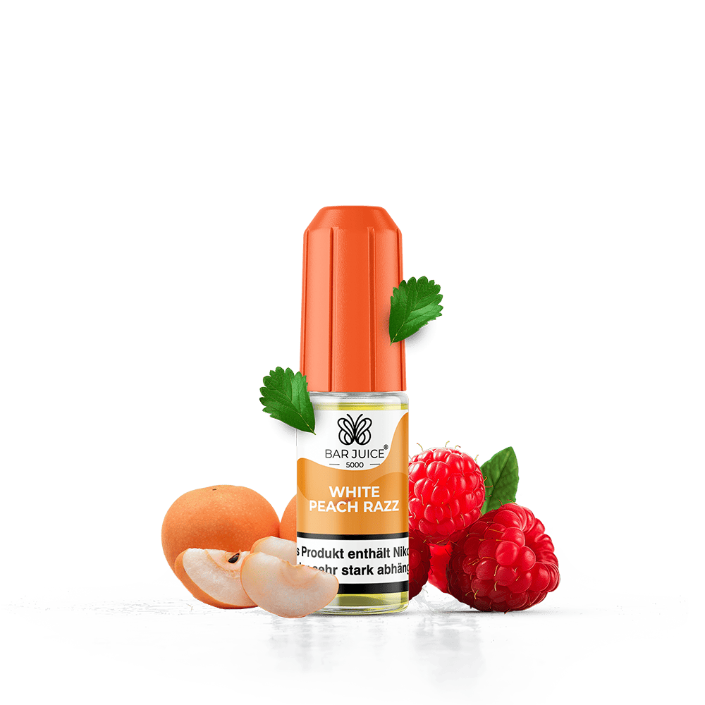 Bar Juice 5000 Nikotinsalz - White Peach Razz - Liquid 10mg 10ml  C