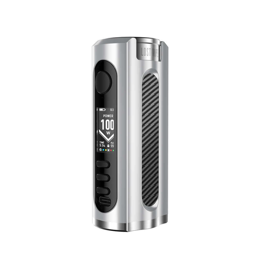 Lost Vape Grus Mod Silver Carbon Fiber