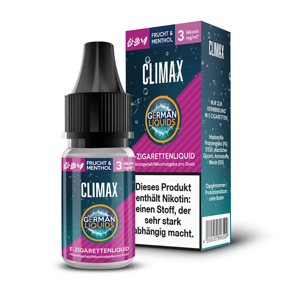 German Liquids Liquid - German s CLIMAX - 3mg