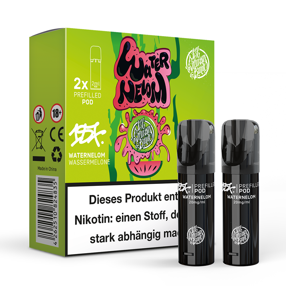 2x 187 Strassenbande Einweg Pod Waternelom 20mg Nikotinsalz 2ml 2x 187 Strassenbande Einweg Pod Waternelom 20mg Nikotinsalz 2ml