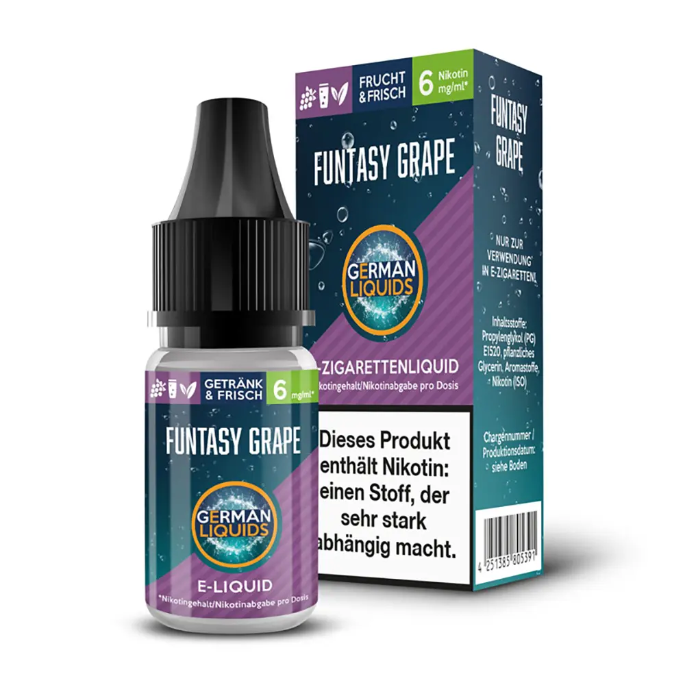 German Liquids Funtasy Grape 6 mg German Liquids Funtasy Grape 6 mg