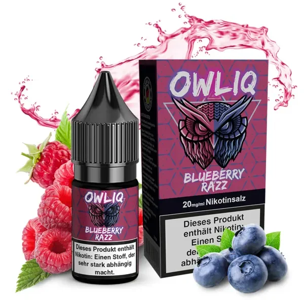 OWLIQ - Blueberry Razz 10ml Nikotinsalz Liquid