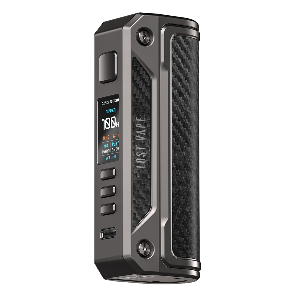 Lost Vape Thelema Solo 100W Mod Gunmetal Carbon Fiber