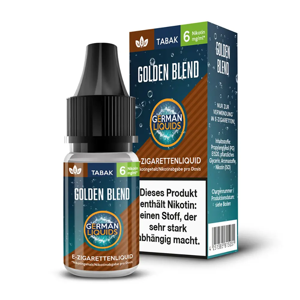 German Liquids Liquid - German s Golden Blend - 6mg German Liquids Liquid - German s Golden Blend - 6mg