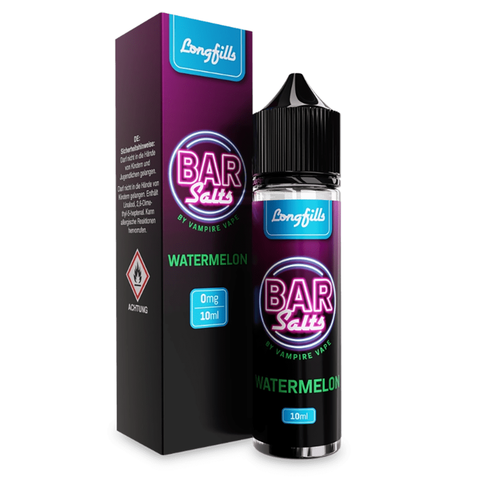 Bar Salts Aroma Longfill - Watermelon - 10ml in 60ml Flasche Bar Salts Aroma Longfill - Watermelon - 10ml in 60ml Flasche