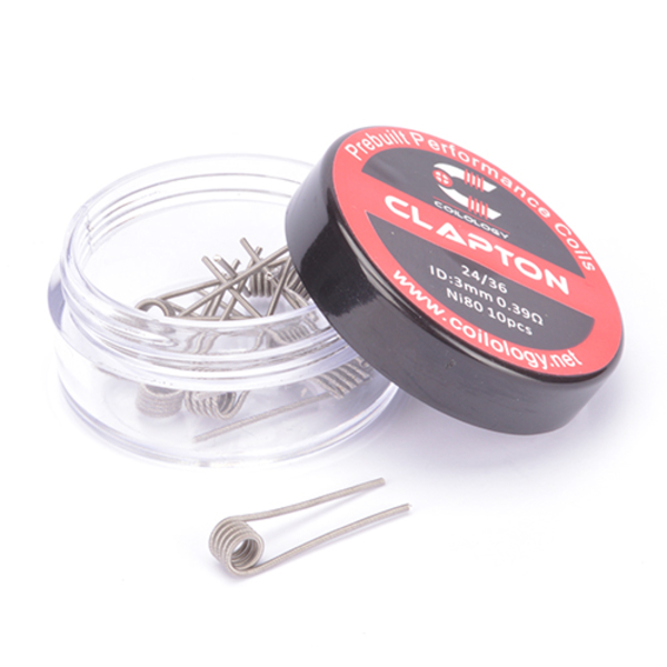 Coilology Clapton 0,38Ohm Nichrome (10Stk./VE) Coilology Clapton 0,38Ohm Nichrome (10Stk./VE)