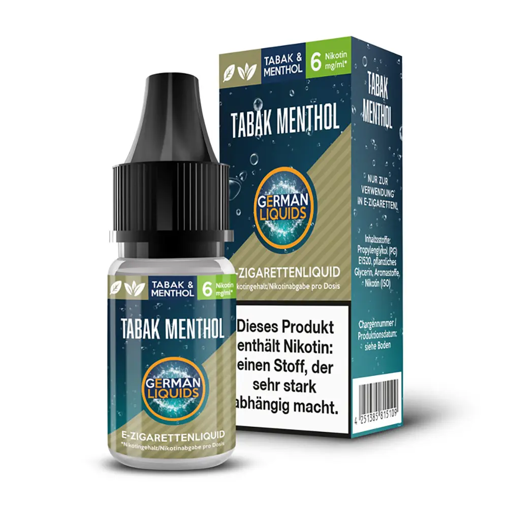 German Liquids Liquid - German s Tabak Menthol - 6mg German Liquids Liquid - German s Tabak Menthol - 6mg