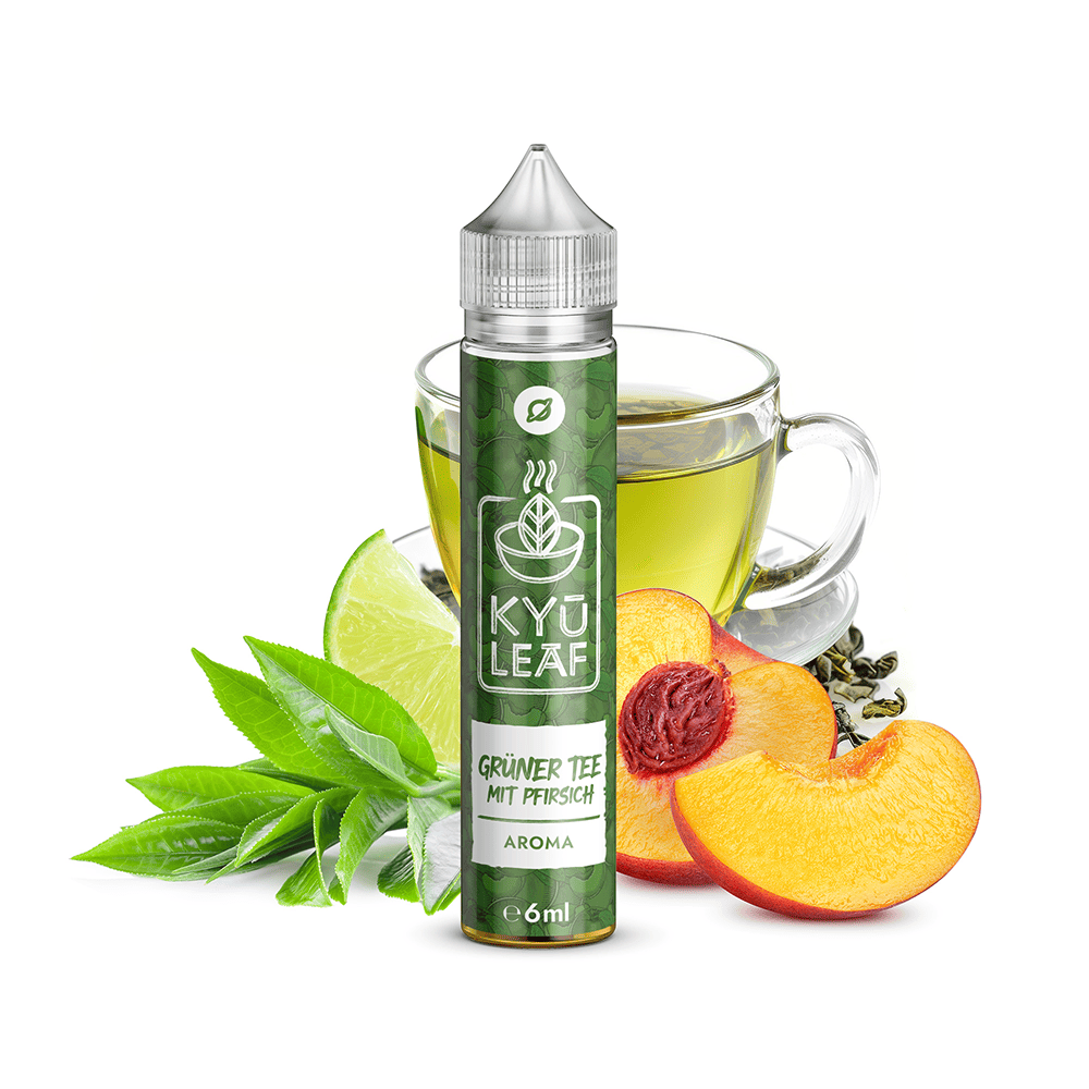 Flavorverse Aroma Longfill - Grüner Tee mit Pfirsich - 6ml in 75ml Flasche  Flavorverse Aroma Longfill - Grüner Tee mit Pfirsich - 6ml in 75ml Flasche
